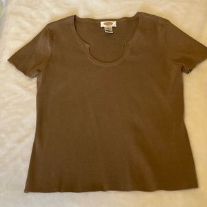 🪷NWOT🪷 Talbots Cotton Blend Top, Size M